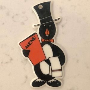Vintage Enamel Refrigerator Magnet